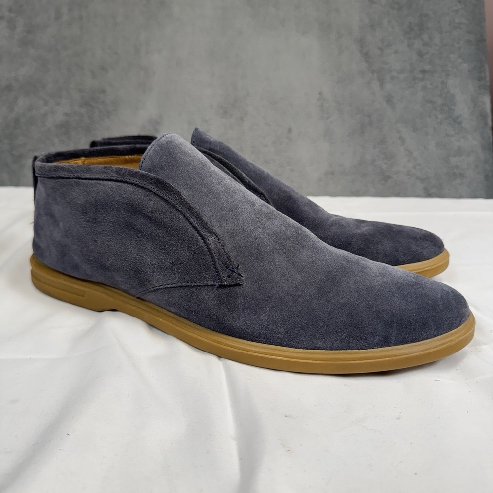 Peter Millar Excursionist Chukka Boot Men 13M Crown Crafted Nubuck Venetian Blue